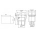 Переключатель Daier KCD2-2101EN, двойной, с подсветкой, ON-OFF, 6pin, 15A 250V рис 4